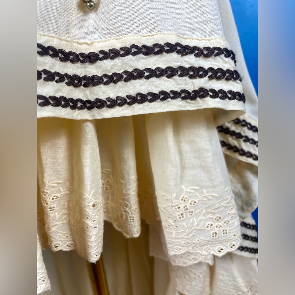 FREE PEOPLE "Rises In The East" High-Low Maxi, NEW WITH TAGS, size 6 - Picture 7 of 16